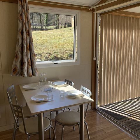 CHALET 4 personas - Estándar 20m² - 2 habitaciones + terraza cubierta