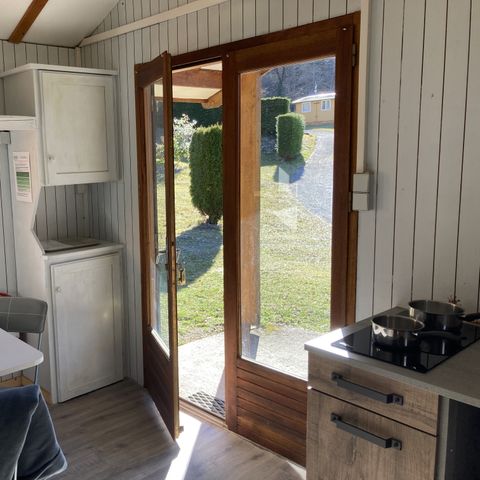 Chalet 2 Personen - Standard 20m² - 1 Schlafzimmer + überdachte Terrasse