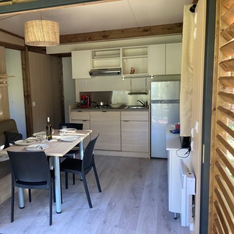 Chalet 5 persons - Morea Premium 25m² - 2 bedrooms + TV + LV + covered terrace
