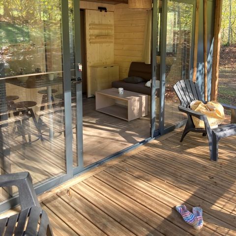 Chalet 4 Personen - Victoria Confort 20m² - 1 Schlafzimmer + TV + Überdachte Terrasse