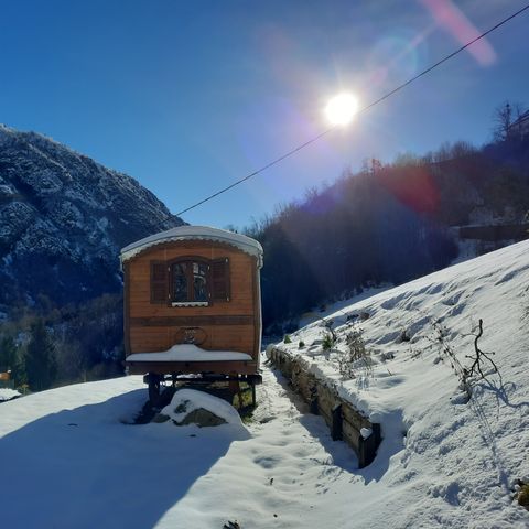 Tiny house 2 persons - Roulotte Ancolie