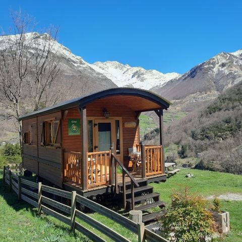 HÉBERGEMENT INSOLITE 4 personnes - Roulotte Edelweiss 18 m²
