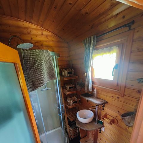 Tiny house 4 personen - Wohnwagen Rhododendron 18 m²