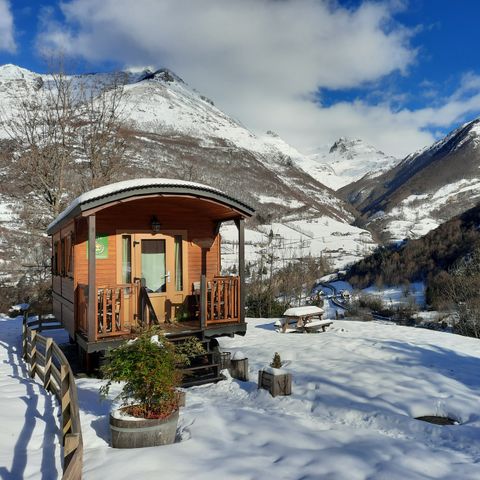 UNIEKE ACCOMMODATIE 4 personen - 18 m² Rhododendron caravan