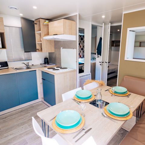 Mobilheim 6 Personen - PREMIUM 6 pers (28m²)