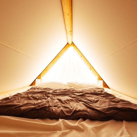 TENDA IN TELA E LEGNO 4 persone - Alloggio TRAPPEUR 4 pers