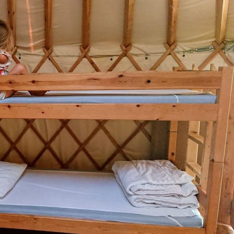 Ungewöhnlich 4 personen - Skandinavische Jurte - ohne Sanitäranlagen - Terrasse