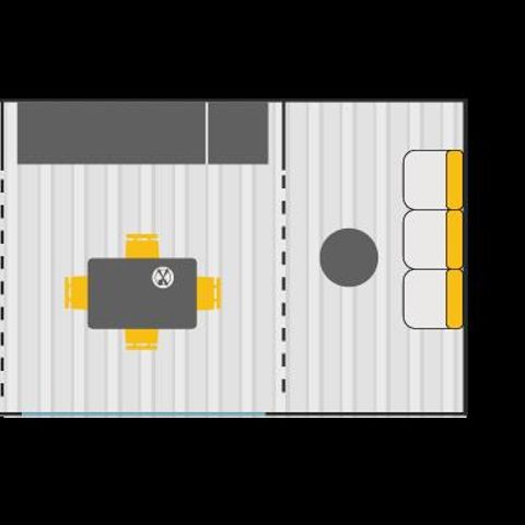 TENTE TOILE ET BOIS 4 personnes - Tente Maori - sans sanitaires - terrasse