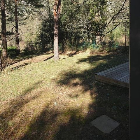 TENTE TOILE ET BOIS 4 personnes - Tente Maori - sans sanitaires - terrasse