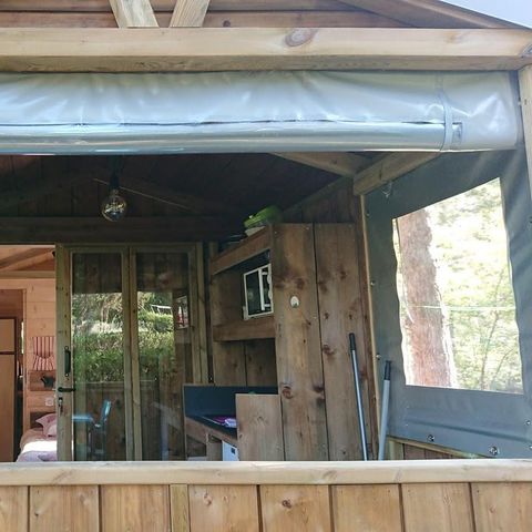 CHALET 2 personas - Cabaña de madera 16m2