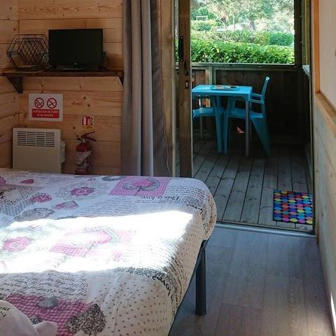 Chalet 2 Personen - Lodge Holz 16m2