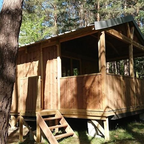 Chalet 2 personen - Holzlodge ohne Sanitäranlagen 16m2