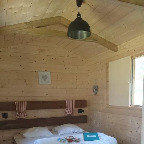 Chalet 2 personen - Holzlodge ohne Sanitäranlagen 16m2