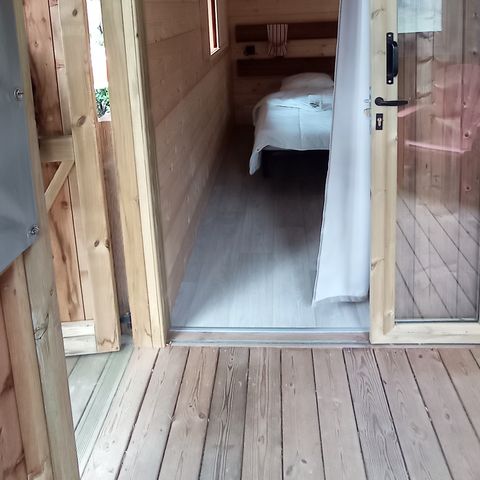 Chalet 2 personen - Holzlodge ohne Sanitäranlagen 16m2