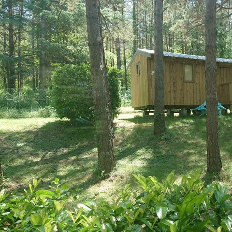 CHALET 2 personnes - Lodge Bois sans sanitaires 16m2