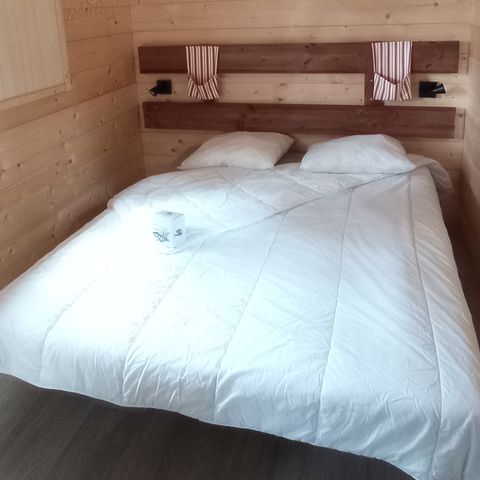 CHALET 2 persone - Loggia di legno senza servizi igienici 16m2