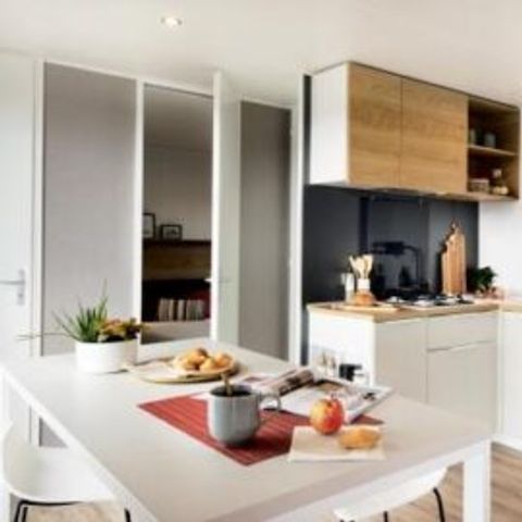 MOBILHOME 6 personas - Nuevo - Mobil home Bora 30 m² (2 habitaciones) + TV + Aire acondicionado