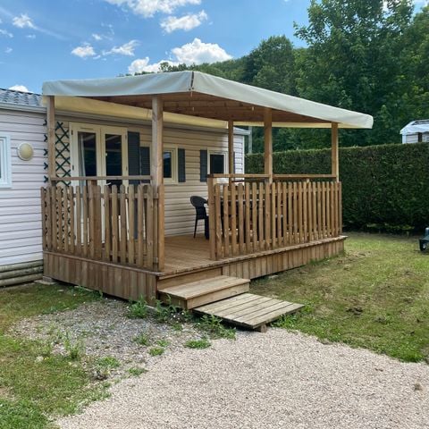 BUNGALOW 4 personnes - AULUS : 1 salle d'eau sans terrasse couverte