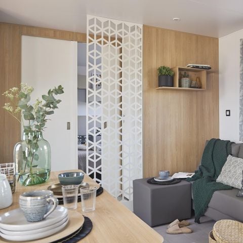 MOBILE HOME 6 people - COUSERANS with covered terrace