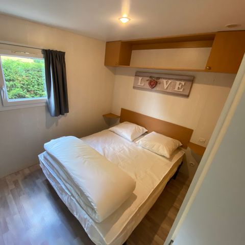 Mobilheim 4 personen - AULUS Sonntag: 1 Badezimmer mit überdachter Terrasse