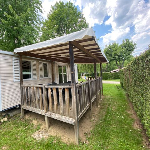 Mobilheim 6 personen - COUFLENS SONNTAG mit überdachter Terrasse