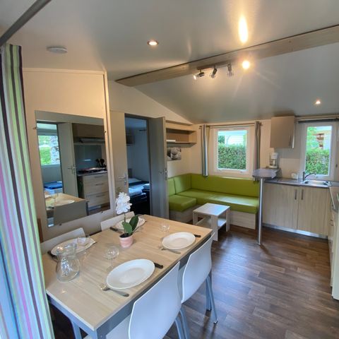 Mobilheim 6 personen - COUFLENS SONNTAG mit überdachter Terrasse