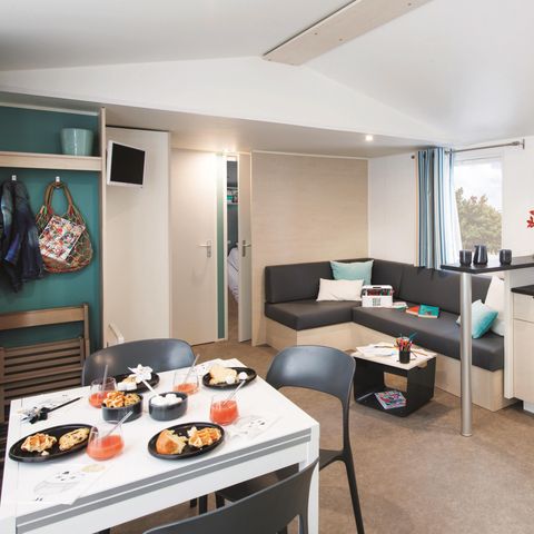 Mobile home 8 persons - Cottage 4 bedrooms TV LV Semi-covered terrace