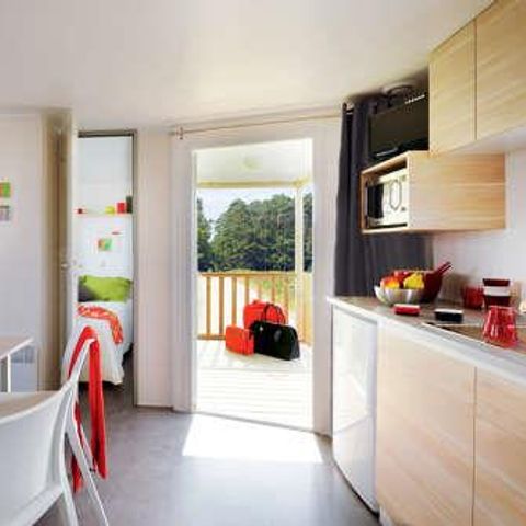 Mobile home 5 persons - Mobile-home ARDIDEN TV LV Semi-covered terrace