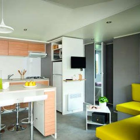 Mobile home 6 persons - 3-bedroom mobile home MARMOTTE TV LV Semi-covered terrace