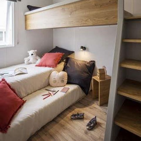Mobile home 6 persons - 3-bedroom mobile home MARMOTTE TV LV Semi-covered terrace