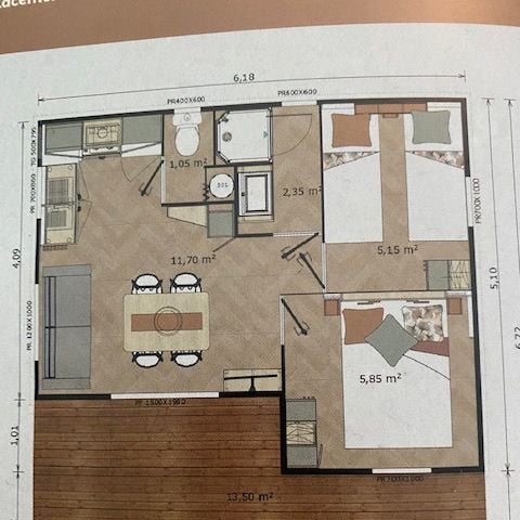 CHALET 5 personnes - Chalet contemporain Isard 2 chambres 1sdb LV TV Terrasse