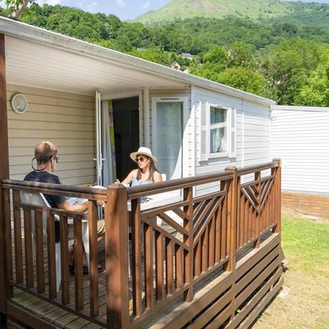 BUNGALOW 5 personnes - Mobil-home Gavarnie 2 chambres  TV LV Terrasse semi couverte