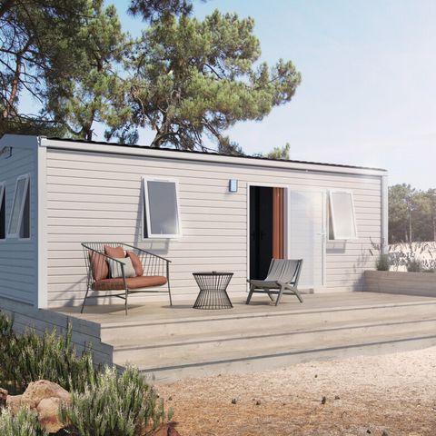 Mobile home 5 persons - Mobile-home TAILLON 2 bedrooms TV LV AIR CONDITIONING Semi-covered terrace