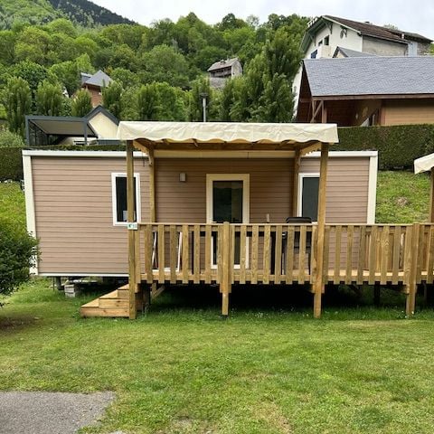 Mobilheim 5 Personen - Mobilheim TAILLON 2 Zimmer TV LV KLIMAANLAGE Halbüberdachte Terrasse