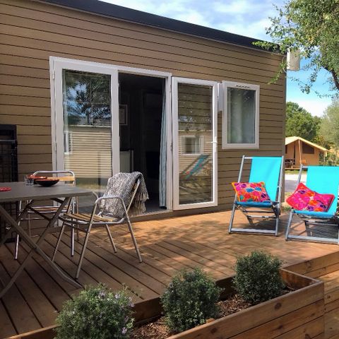 Stacaravan 2 personen - Cahita, 1 slaapkamer, Nieuw+TV + airconditioning