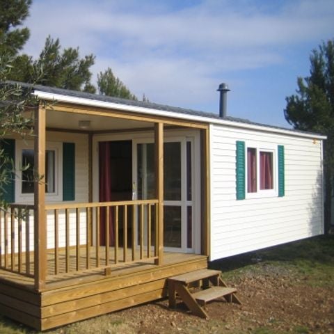 MOBILHOME 4 personas - Loggia 31m², 2 dormitorios, terraza Loggia integrada, aire acondicionado