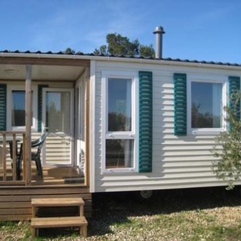Mobile home 4 persons - Loggia 31m², 2 bedrooms, terrace Integrated loggia, air conditioning
