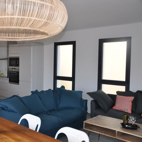 Villa 8 Personen - CASA PALMA Villa mit Privatpool, Blick auf den Teich von La Palme - 4 Schlafzimmer - große Holzterrasse