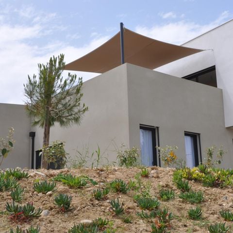 Villa 8 persons - CASA PALMA villa with private pool, view on the pond of La Palme - 4 bedrooms - large wooden terrace