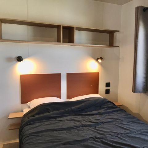 Mobile home 6 persons - Top Espace premium 32m², 3 bedrooms, covered terrace 15m² + TV + dishwasher + air conditioning