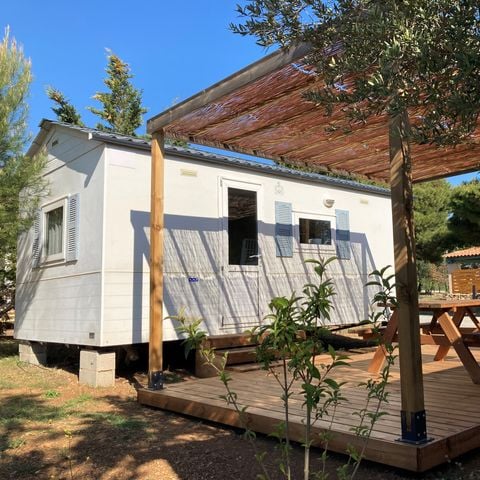 Mobilheim 4 Personen - Bambi 16m², 2 Zimmer (ohne Sanitäranlagen)