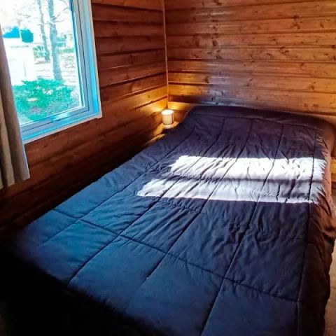 Tent van canvas en hout 5 personen - Lodge Comfort 3 Kamers 5 Personen + TV