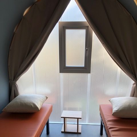 CANVAS AND WOOD TENT 4 people - Coco Sweet without sanitary facilities