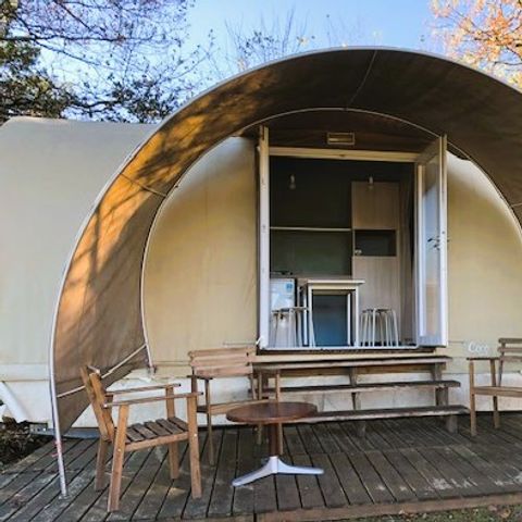 TENDA IN TELA E LEGNO 4 persone - Coco Sweet senza servizi igienici