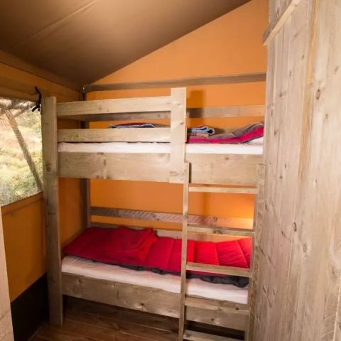 SAFARITENT 6 personen - Lodge XL Luxe Safari Tent 4 Kamers 6 Personen
