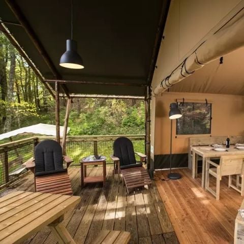 Safarizelt 6 personen - Lodge XL Luxe Safari 4 Zimmer 6 Personen