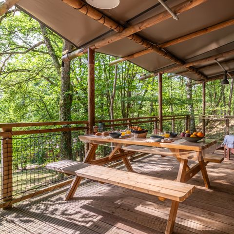 Safaritent 6 personen - Lodge Premium Safari 3 Kamers 6 Personen