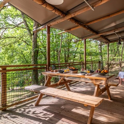 Safarizelt 6 personen - Lodge Premium Safari 3 Zimmer 6 Personen