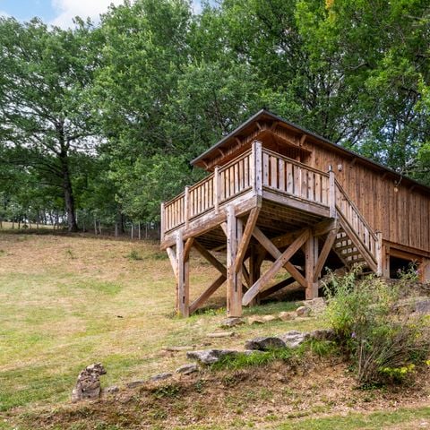 Unique 5 personnes - Cabane en bois sur Pilotis 2 Pièces 5 Personnes
