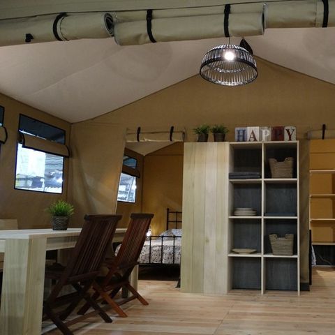 Safaritent 5 personen - Lodge Safari Natuur 3 Kamers 5 Personen Zonder Badkamer
